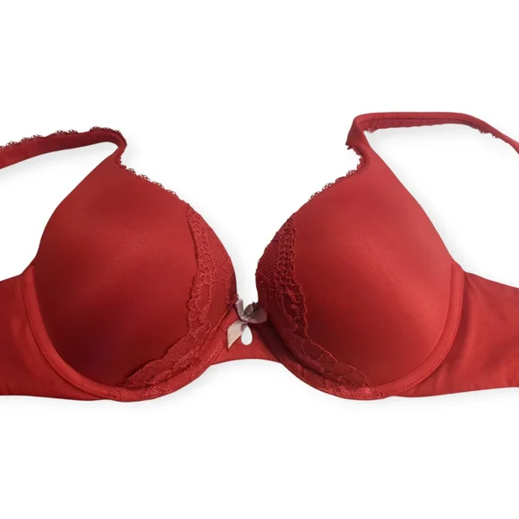 Victoria's Secret Red and Maroon Lace Bra Set - Picture 9 of 9